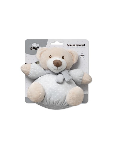 Peluche Grande Sonajero Mod Osito Gris
