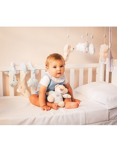 Peluche Grande Sonajero Mod Osito Gris