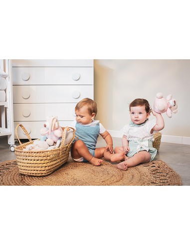 Peluche Grande Sonajero Mod Osito Gris