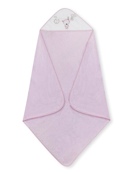 Capa de Baño 1 1 Mt Mod Tendedero Oso + Peine y Cepillo Rosa