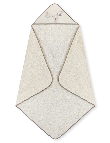 Capa de Baño 1 1 Mt Mod Tendedero Oso + Peine y Cepillo Beig