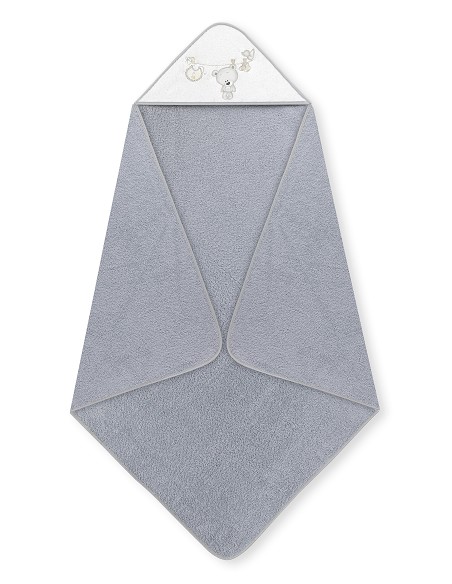 Capa de Baño 1 1 Mt Mod Tendedero Oso + Peine y Cepillo Gris