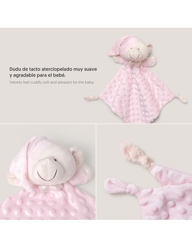 Manta Burbuja + Dou Dou Mod Osito Rosa