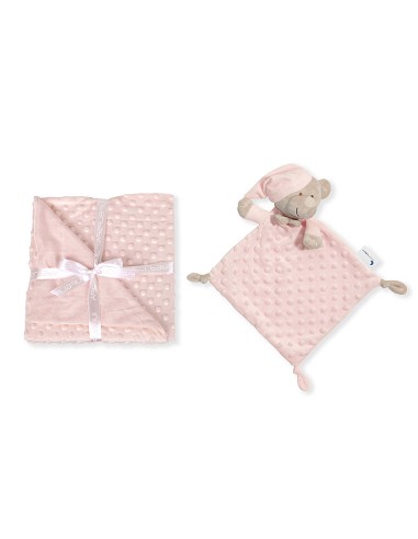 Manta Burbuja + Dou Dou Mod Osito Rosa