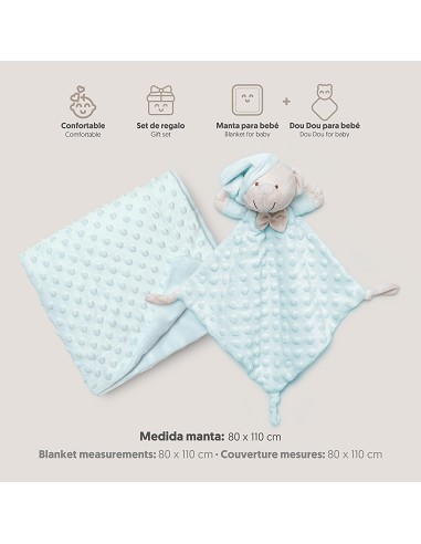 Manta Burbuja + Dou Dou Mod Osito Verde