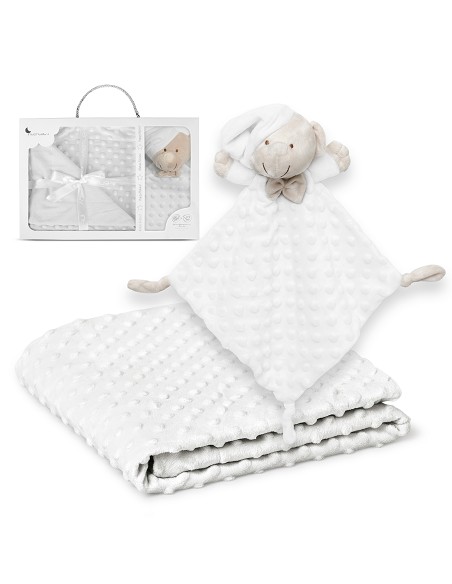 Manta Burbuja + Dou Dou Mod Osito Blanco