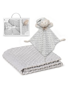 Manta Burbuja + Dou Dou Mod Osito Gris