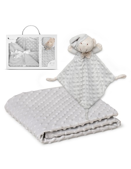 Manta Burbuja + Dou Dou Mod Osito Gris