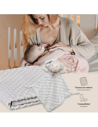 Manta Burbuja + Dou Dou Mod Osito Gris