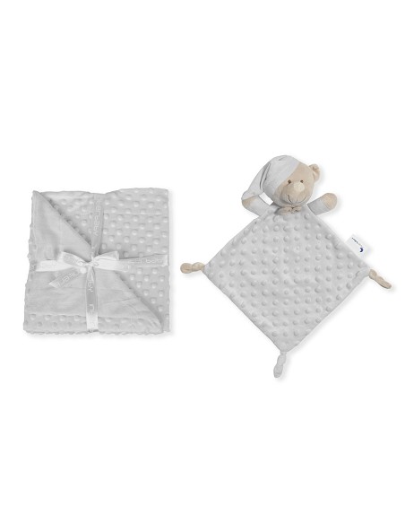 Manta Burbuja + Dou Dou Mod Osito Gris