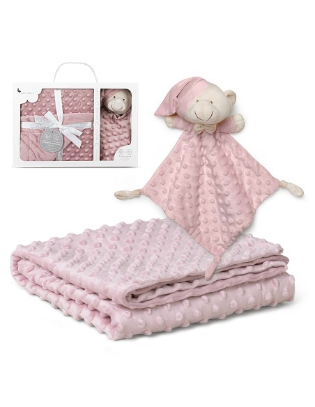 Manta Burbuja + Dou Dou Mod Osito Rosa Maquillaje