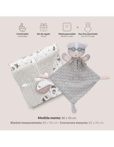 Manta Borreguillo Mod Paracaidista+Dou-Dou  Mod...