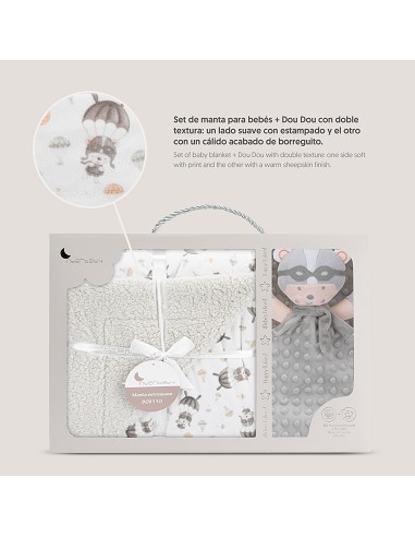 Manta Borreguillo Mod Paracaidista+Dou-Dou  Mod...