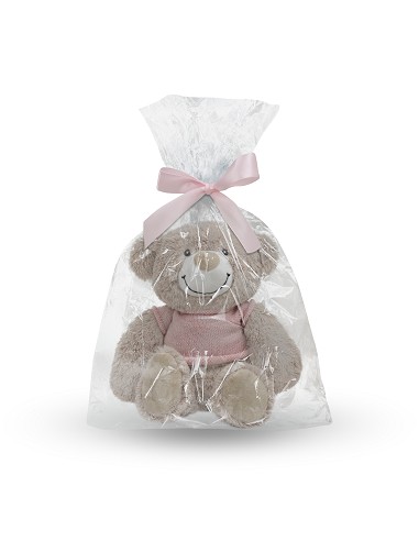 Peluche Para Bordar Modelo Bear Rosa