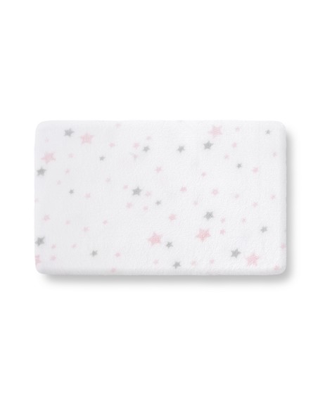 Set Peluche Crochet Jirafa+Manta Estrella Rosa