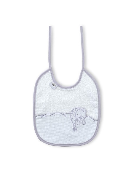 Pack 2 Baberos Bco/Gris