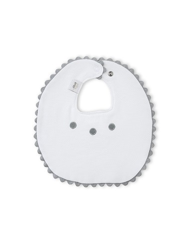 Pack 2 Baberos Bco/Gris