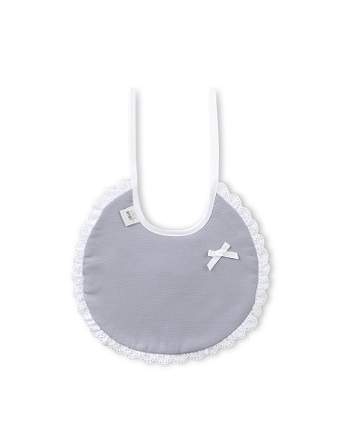 Pack 2 Baberos Bco/Gris