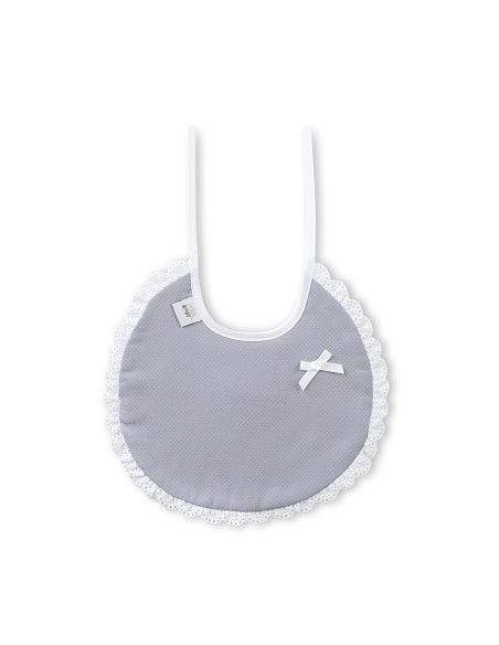 Pack 2 Baberos Bco/Gris