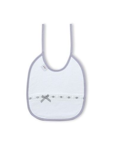 Pack 2 Baberos Bco/Gris