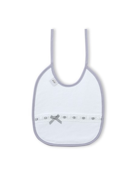 Pack 2 Baberos Bco/Gris