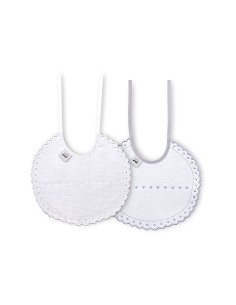 Pack 2 Baberos Bco/Gris