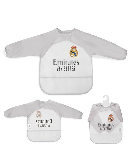 Babero Mangas Equipacion Rm Gris