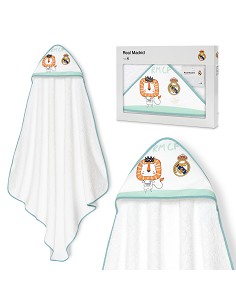 Capa de Baño 1X1 Real Madrid Leon Escudo Bco/Verde