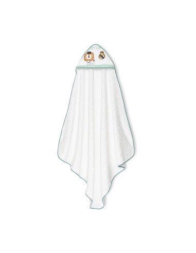 Capa de Baño 1X1 Real Madrid Leon Escudo Bco/Verde