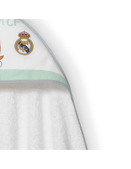 Capa de Baño 1X1 Real Madrid Leon Escudo Bco/Gris