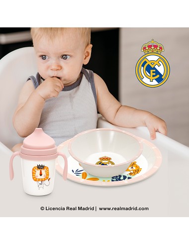 Set Vajilla 5 Pcs Real Madrid Rosa