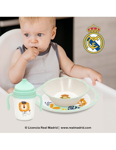 Set Vajilla 5 Pcs Real Madrid Verde