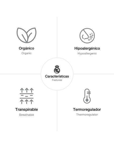 Set Regalo 5 Pcs 100% Alg  T 0-6 m Mod Real Madrid Rosa