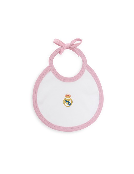 Set Regalo 5 Pcs 100% Alg  T 0-6 m Mod Real Madrid Rosa