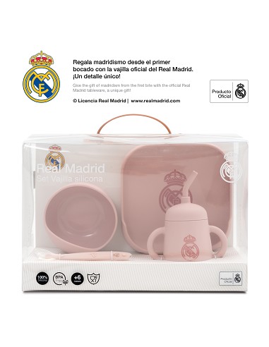 Set Vajilla 4 Pcs de Silicona Mod Mockup Rosa