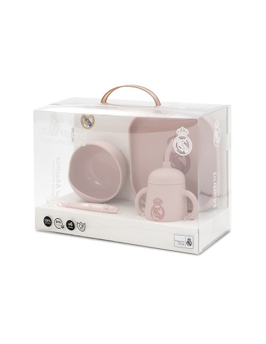 Set Vajilla 4 Pcs de Silicona Mod Mockup Rosa