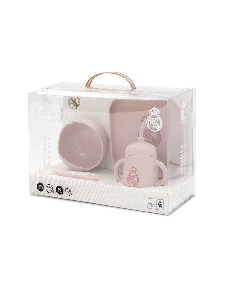 Set Vajilla 4 Pcs de Silicona Mod Mockup Rosa