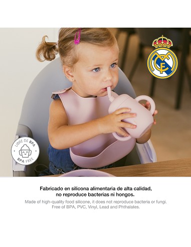 Vaso Antigoteo + Pajita de Silicona Rosa