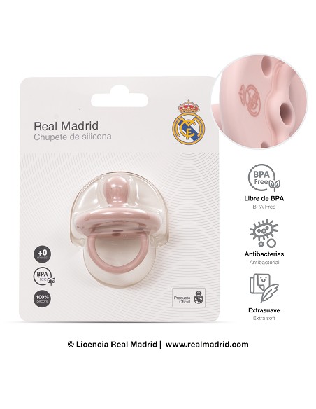 Chupete de Silicona Rosa