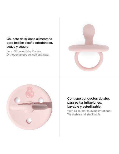 Chupete de Silicona Rosa