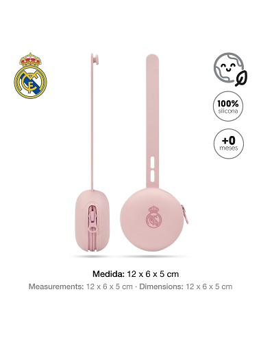 Portachupete de Silicona Rosa