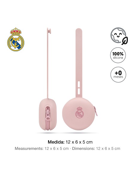 Portachupete de Silicona Rosa