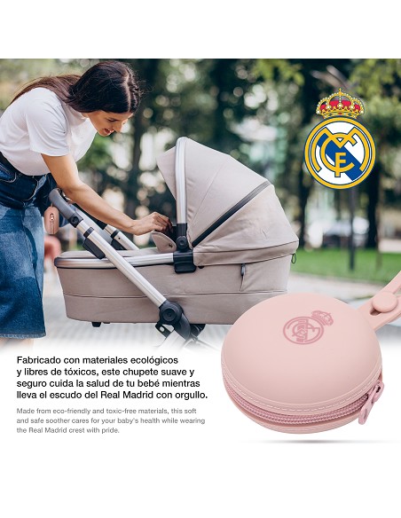 Portachupete de Silicona Rosa