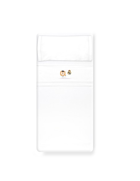 Triptico Coche Real Madrid Leon Escudo Bco/Gris