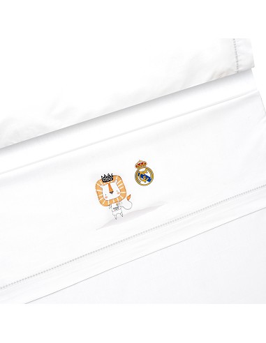 Triptico Minicuna Real Madrid Leon Escudo Bco/Gris