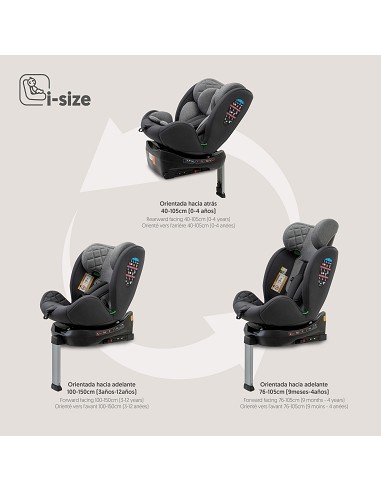 Silla de Coche Mod Sella Gris