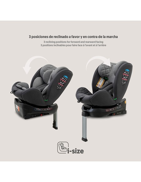 Silla de Coche Mod Sella Gris