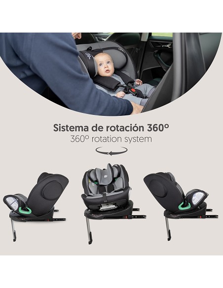 Silla de Coche Modelo Pax Gris