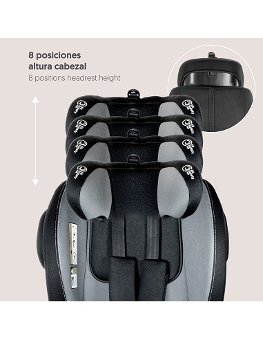 Silla de Coche Modelo Pax Gris