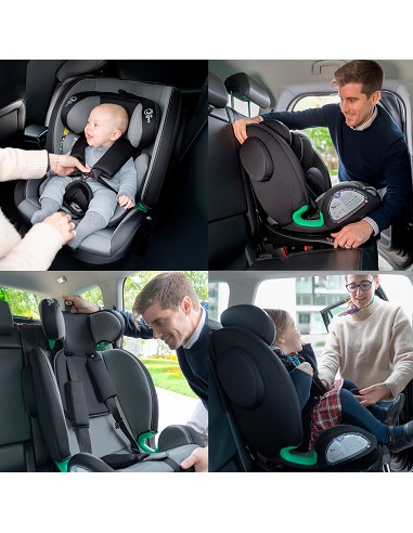 Silla de Coche Modelo Pax Gris